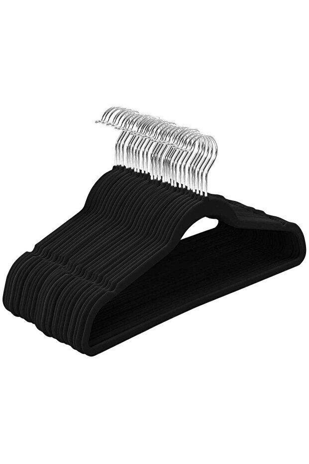 Velvet non-slip Suit Clothes Hangers, 360° Rotating Hook (100pc)