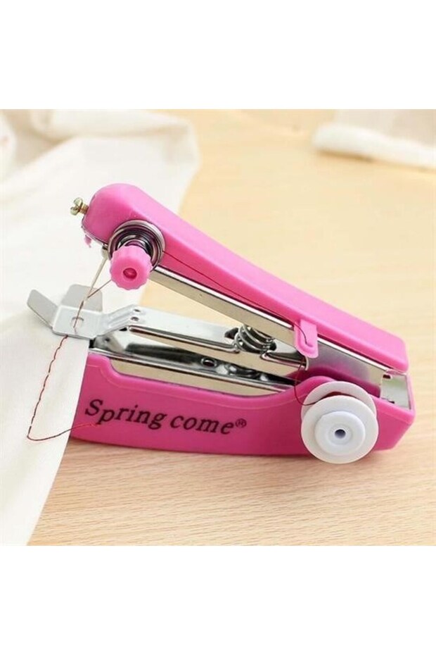 Spring Come Mini Kolay Seyehat ve Ev Tipi El Dikiş Dikme Makinası - 6