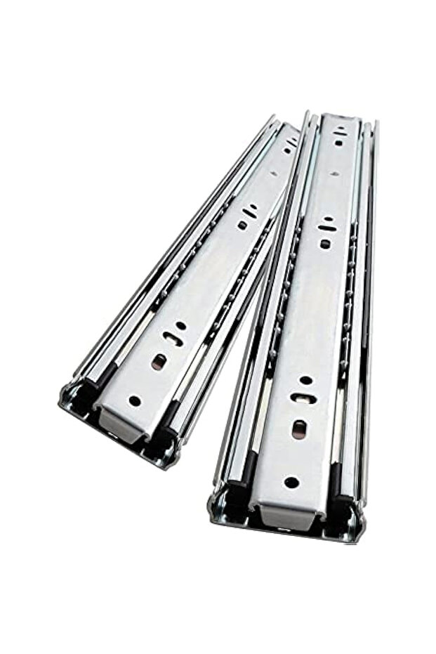 Sliding Drawer Rail 1 Pair Full Extension Track Rail (20 INCH, Heavy Duty)