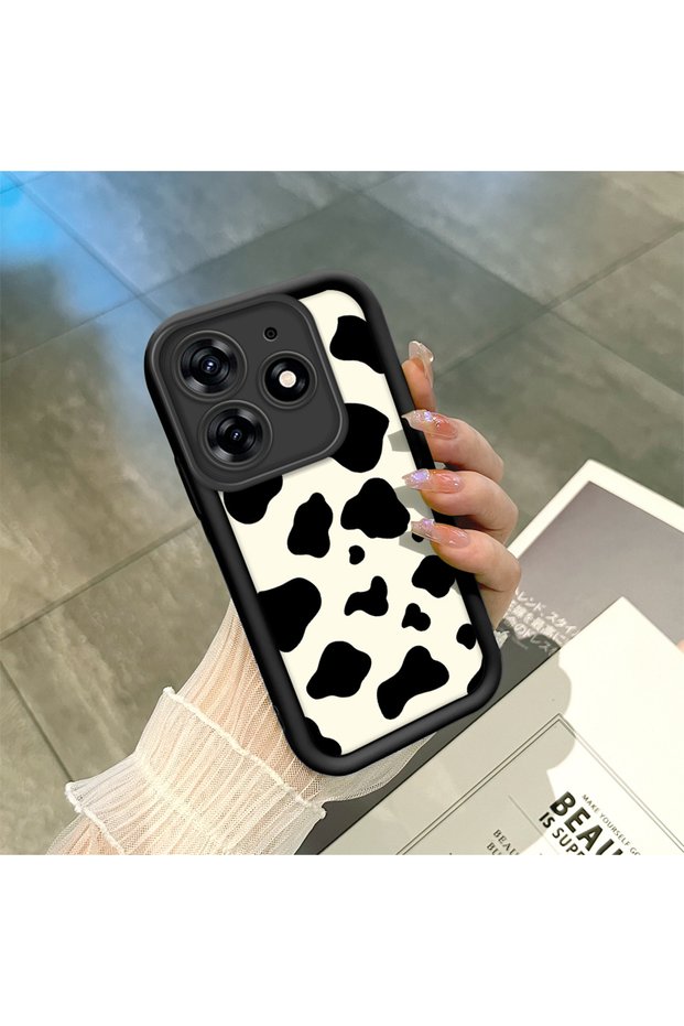 Tecno Spark 10 Pro Compatible Silicone Material Shockproof Simple Black Color Phone Case