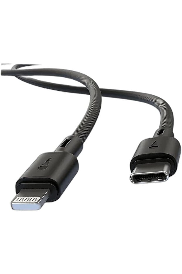 كابل OCD-114CL USB-C إلى Lightning بقوة 30 واط و3 أمبير وطول 1 متر باللون الأسود