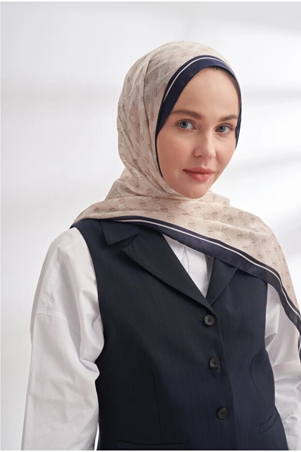 İTHAL VUAL MONOGRAM DESEN ŞAL - 2