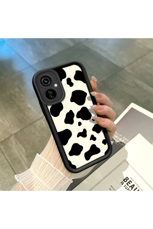 Simple Black Color Phone Case for Tecno Camon 19 Neo Compatible Silicone Material Shockproof