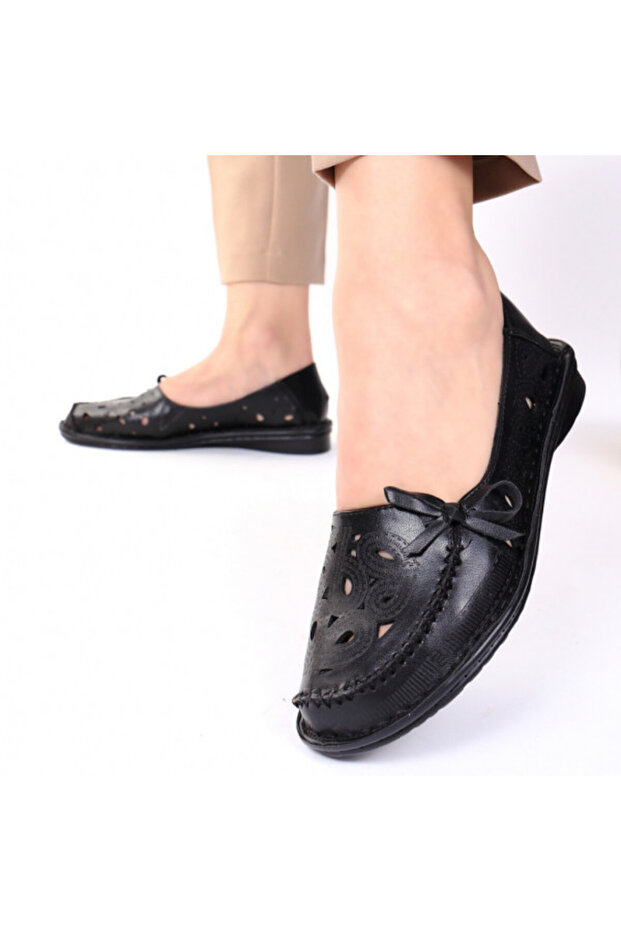 Pantofi negri comozi - 1