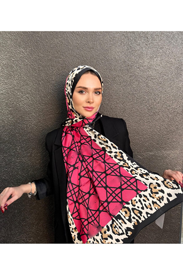 İthal vual lüks ipek şal - 1