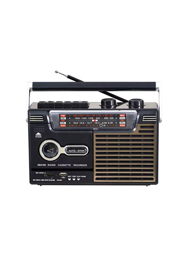 Cassette Recorder and Radio with Classic Boombox Design – Blend of Nostalgia and Modernity