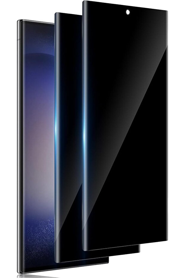 Privacy Screen Protector for Samsung Galaxy S23 Ultra (2 Pack) - 9H Tempered Glass Anti-Spy