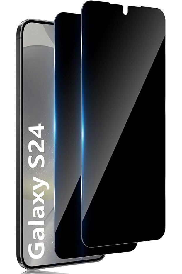 Privacy Screen Protector for Samsung Galaxy S24 5G — 2 Pack, 9H Tempered Glass