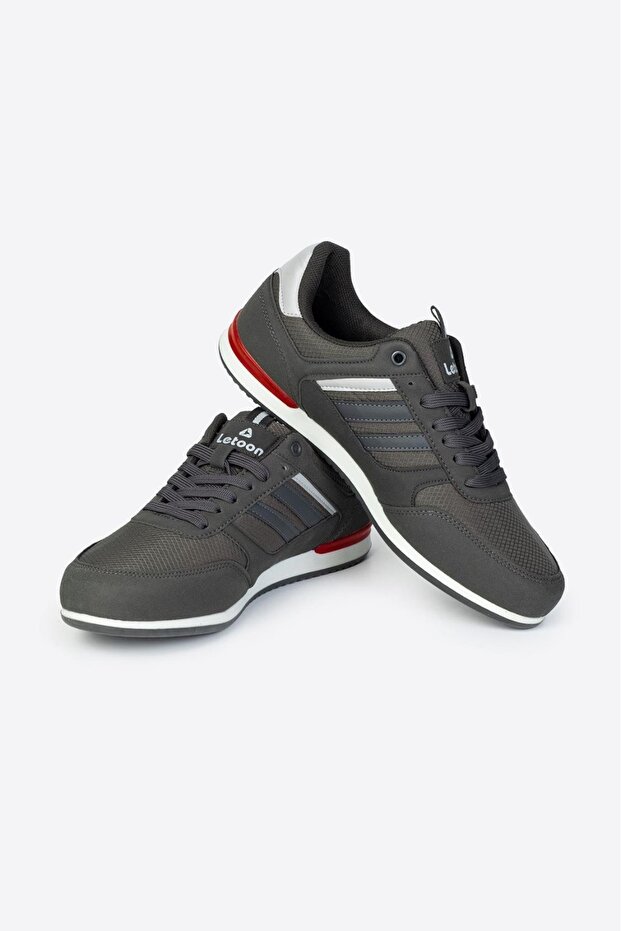 Casual Lace-Up Navy Blue Men's Sports Shoes