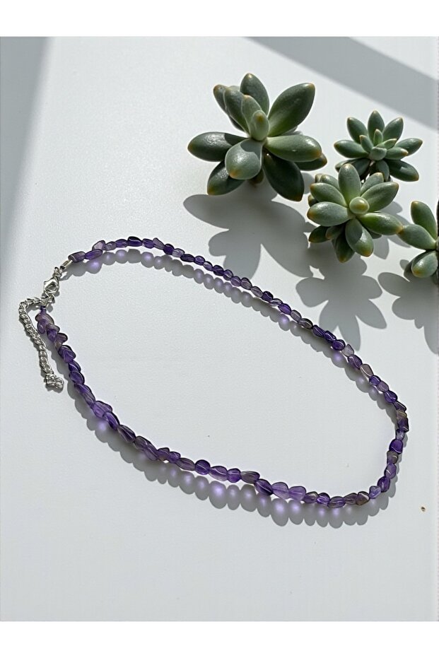 Amethyst Stone Natural Stone Necklace