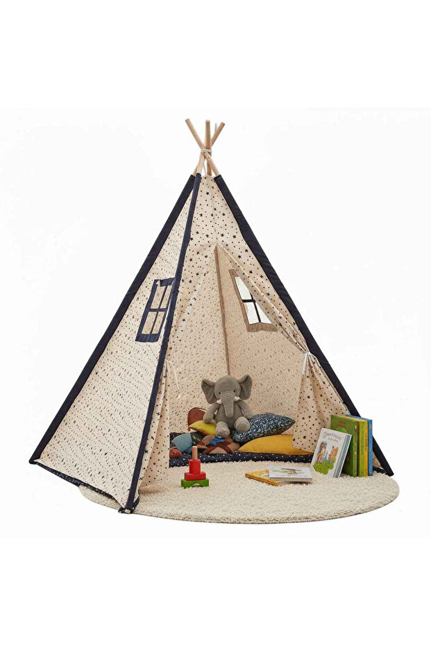 Summer & Fun Tent for Kids – Their Magical Kingdom of Joy and Imagination - Beige