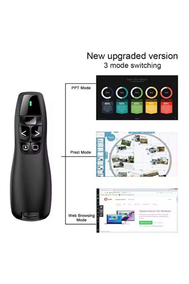 Wireless Presentation Clicker Remote for Teachers – PPT & PowerPoint Laser Pointer - 8