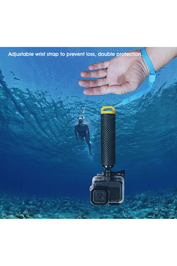 Handheld Grip for Action Cameras – Anti-Slip Portable Handle Compatible with GoPro, DJI Osmo Action - 5