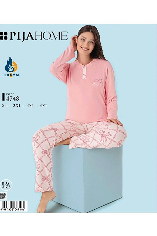 Thermal Battal Boy Women's Pajama Set