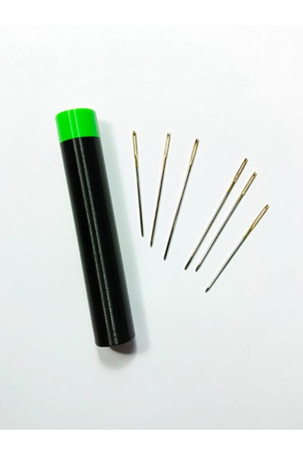 Boxed Gold Etamine Needle Set Multi-Purpose Storage Box and 6 Pieces of 3 Sizes of Etamine Needles