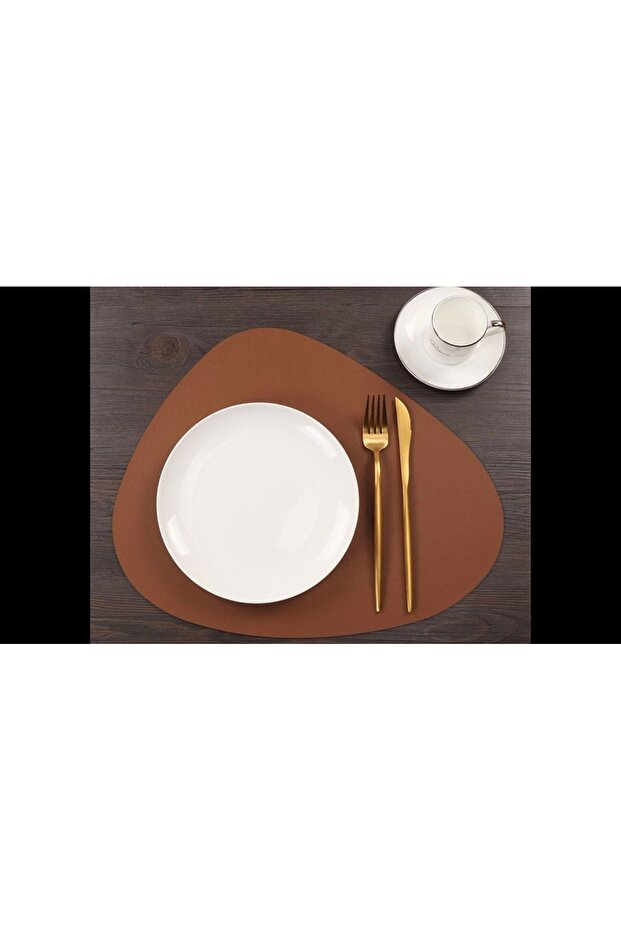 American Style Dinnerware Set for 6 People, 12 Pieces, Tan Color