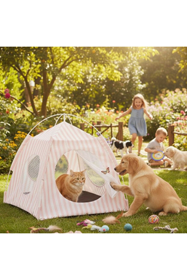 Evcil Hayvan Katlanabilir Oyun Çadırı - 5