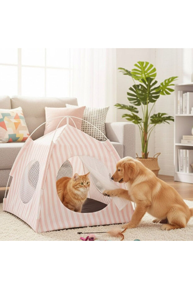 Evcil Hayvan Katlanabilir Oyun Çadırı - 4
