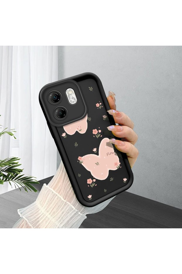 Infinix Smart 9 Compatible Small Flowers Anti-Drop Soft Silicone Phone Case