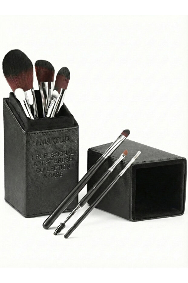 مجموعة فرش وضع المكياج، 8 فرش - 1