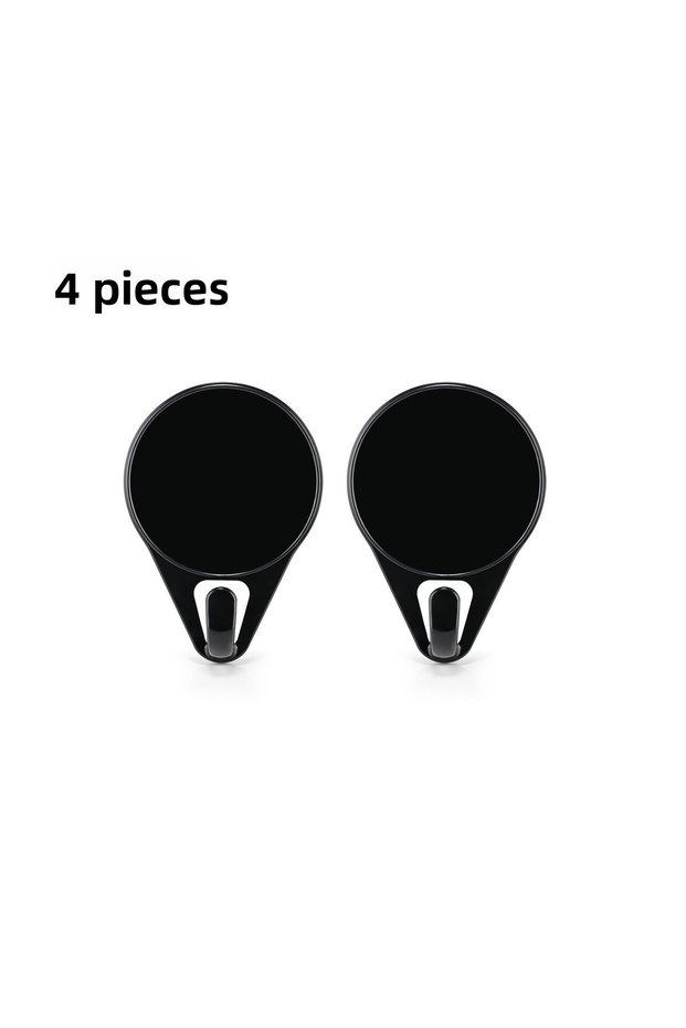 Qlux 4 Pieces Hangers Bathroom Kitchen Hangers 4 Pieces Adhesive Wall Cabinet Hangers L-00788