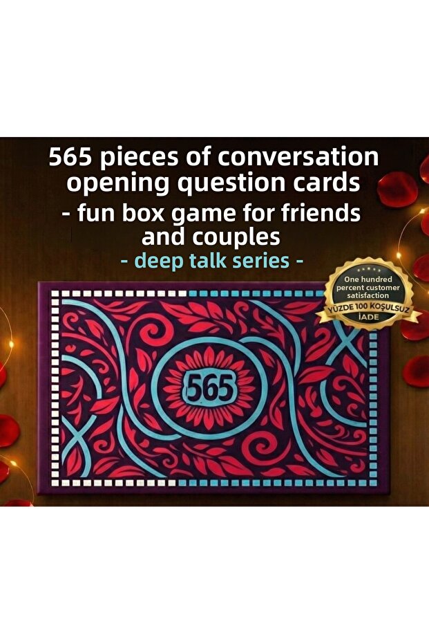 565 Pieces Conversation Starter Question Cards - Fun Card Game for Friends and Couples