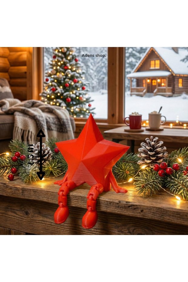 New Year's Star New Year's Ornament