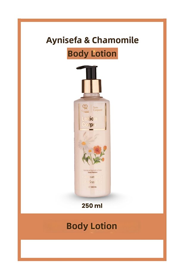 Calendula Body Lotion | Intensive Moisturizing, Soothing, Fast Absorbing Care | 250 ml