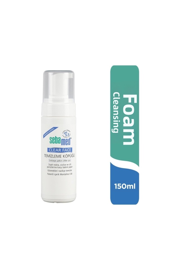 Clear Face Anti-Acne and Acne Facial Cleanser Foam 150 ml