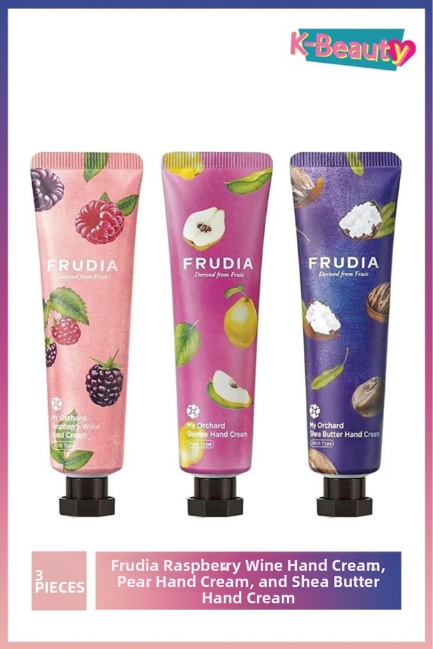 Rasberry Wine Hand Cream, Quince Hand Cream, and Shea Butter Hand Cream