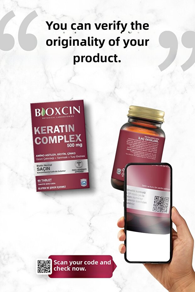 مركب الكيراتين 500 ملجم 60 قرص - 8