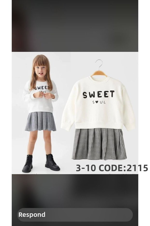 Girl's sweet skirt suit SWEET SET