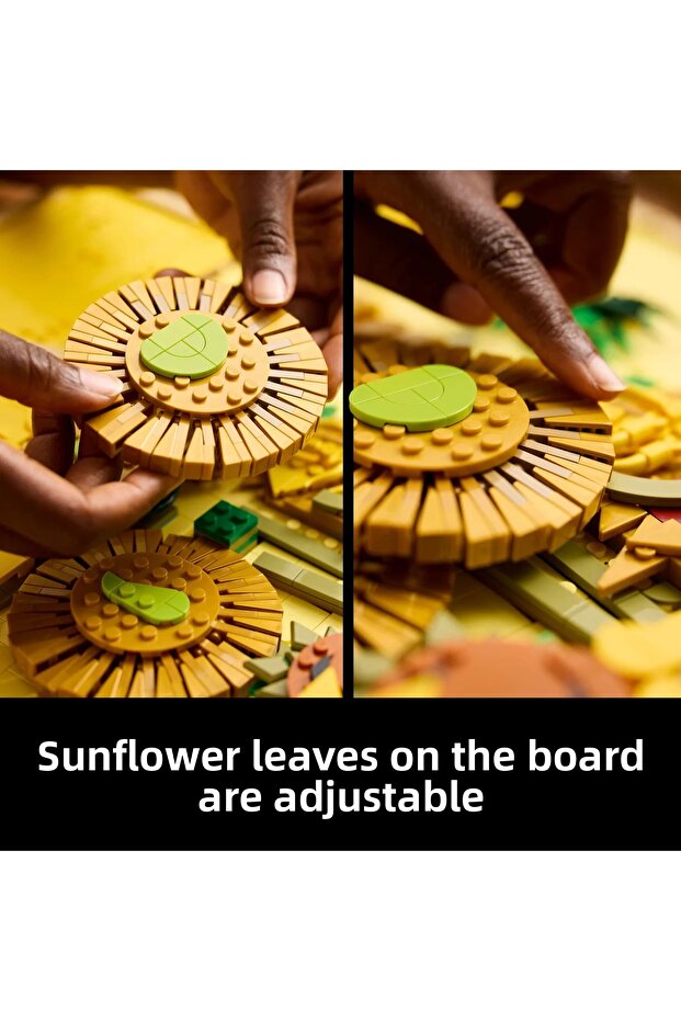 ® Art Vincent Van Gogh – Sunflowers 31215 - Creative Model Building Kit for Adults (2615 Pieces) - 9