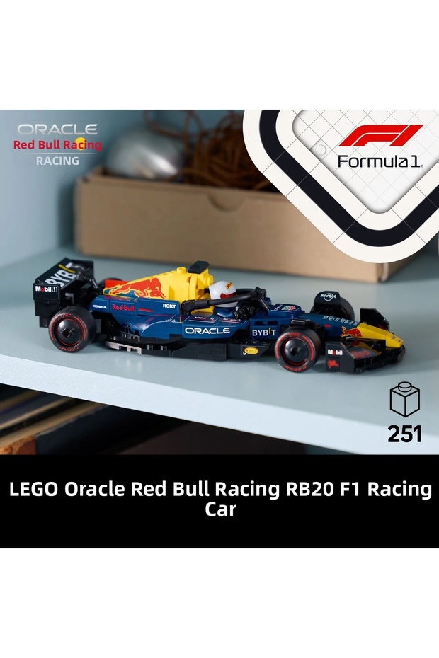 LEGO Speed ​​Champions – Závodní vůz F1 Oracle Red Bull Racing RB20 77243 - 5