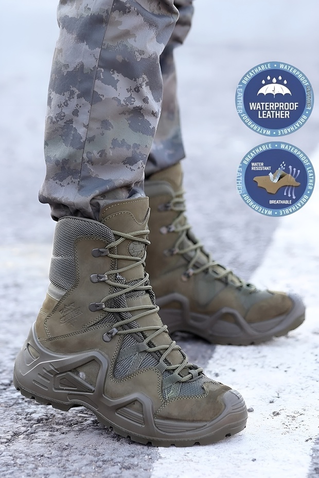 Black Military Boots WATERPROOF Winter Men's Trekking Sneaker Water&cold Proof Thermal Tactical Boots