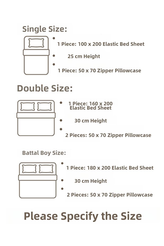 Elwin Patterned Fitted Sheet Set - Single/Double/Queen Size - 2