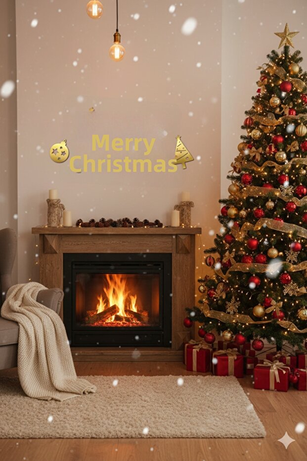 New Year New Year's Eve Marry Christmas Calligraphy Writing Gold