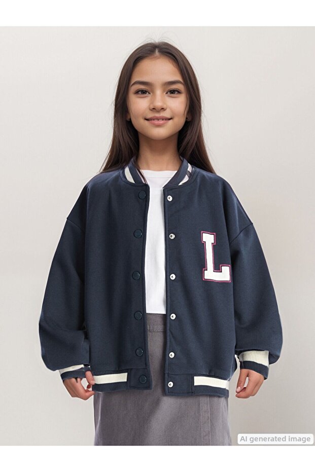 Long Sleeve Girl's College Jacket
