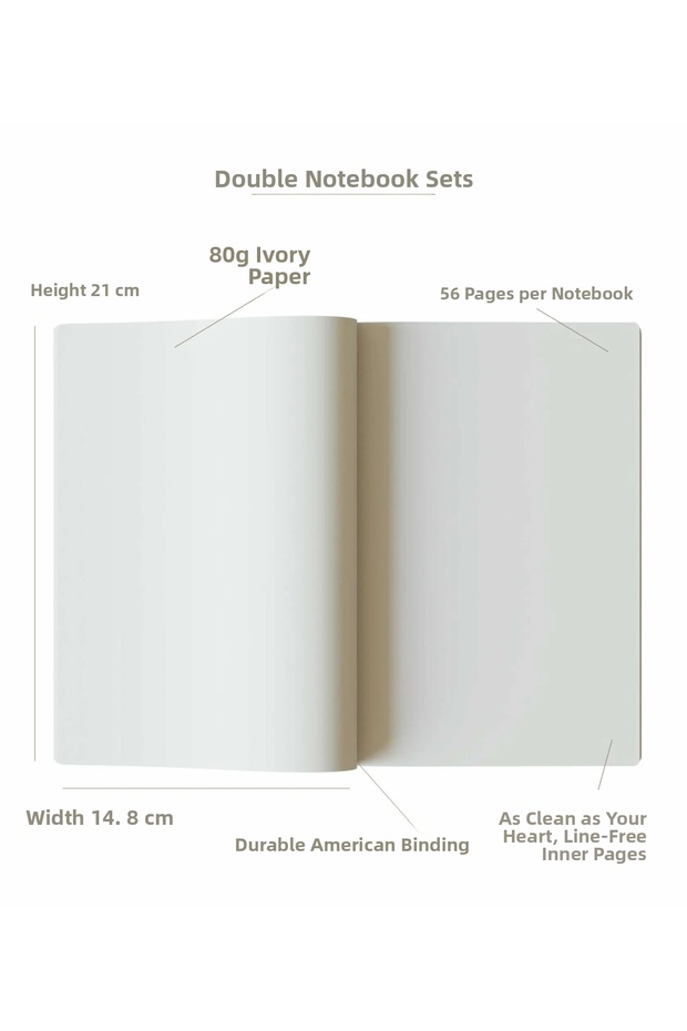 Insaf Double Notebook Set - 4