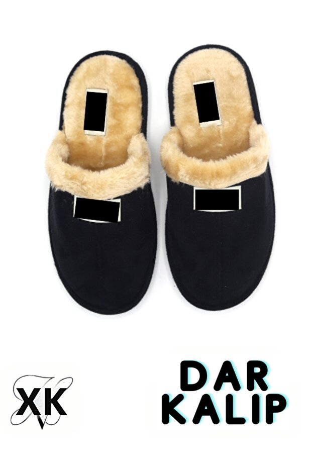 Unisex Soft Soled Fluffy Warm Lined Home Garden Slippers (Narrow Fit)