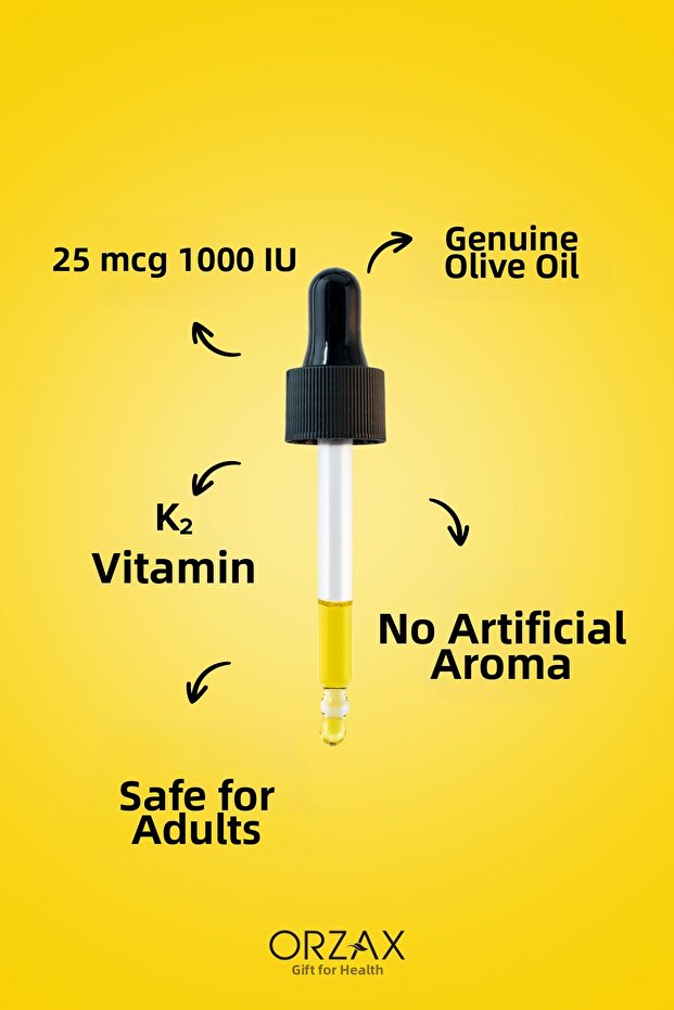 Orzax D3K2 20ml Drops - 3