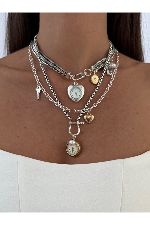 Marka Model, Çoklu Saatli Kolye - 1