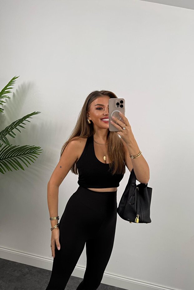 Premium Seri Modal Kumaş Lüks Basic Tayt - 7