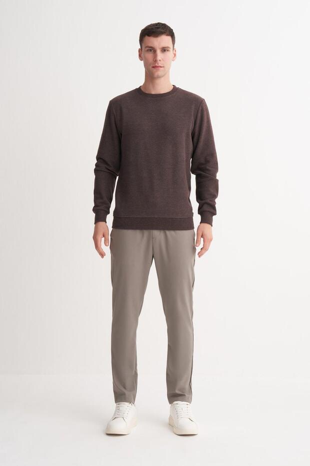 Slim Fit Cotton Blend Thessaloniki Knitted Sweatshirt (25 Winter)