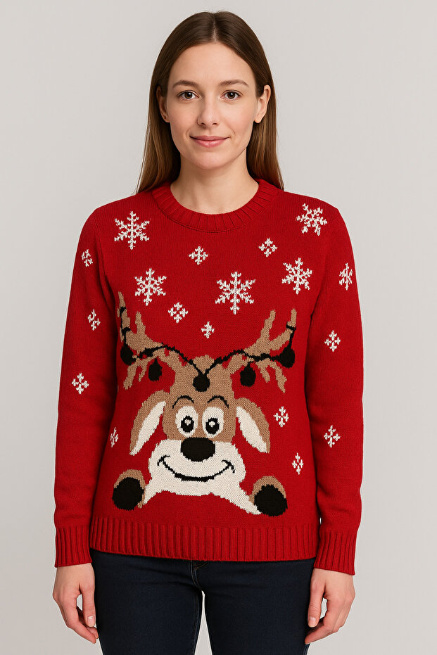 Pulover cu tematica de Craciun - 2