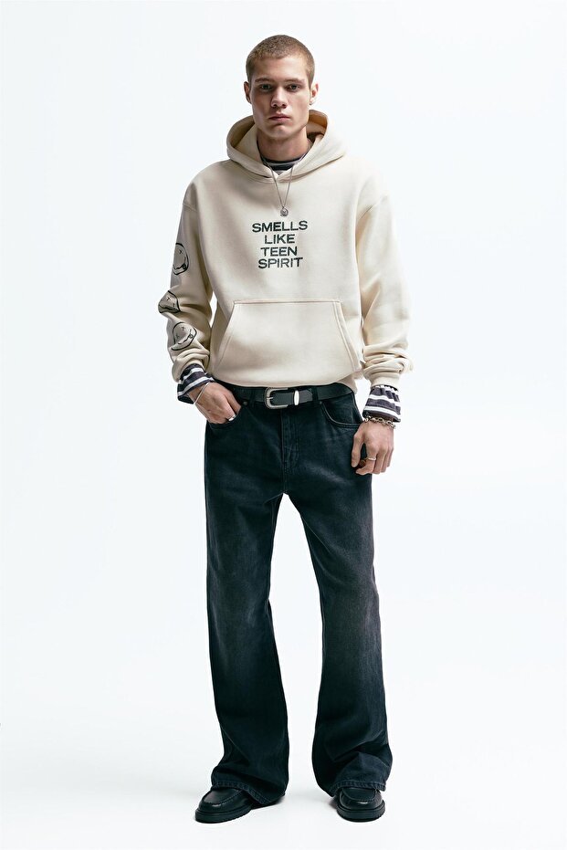 Nirvana kapüşonlu sweatshirt - 3