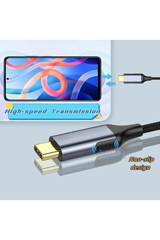 K-01E TYPE-C=-DP 4K GÖRÜNTÜ AKTARIM KABLOSU - 8