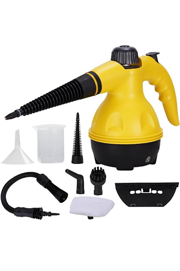 Portable Handheld 1000W Pressurized Steam Cleaner with 10 Accessories