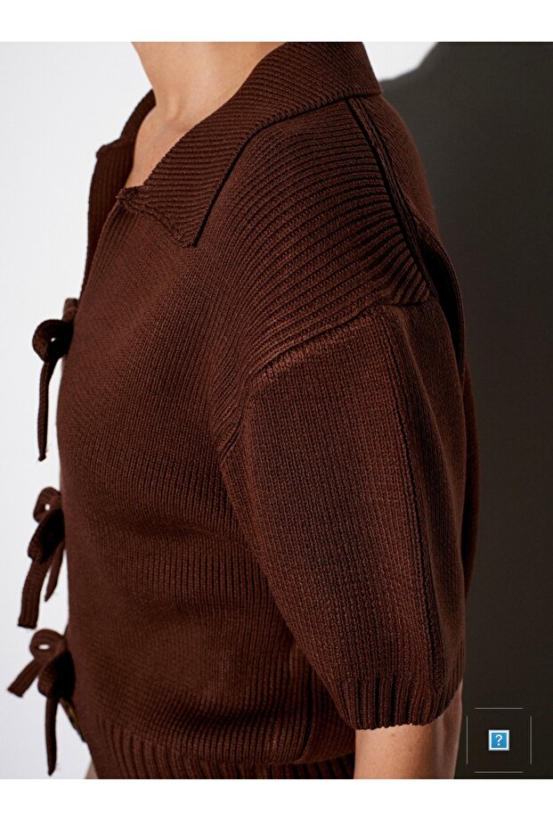 Fiyonklu Triko Top - 4