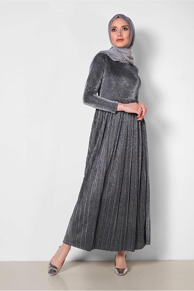 PİLİSELİ SİMLİ ELBİSE 4126 - 2